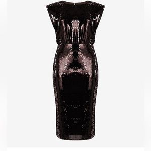 Beautiful Express, Espresso Sequin Dress